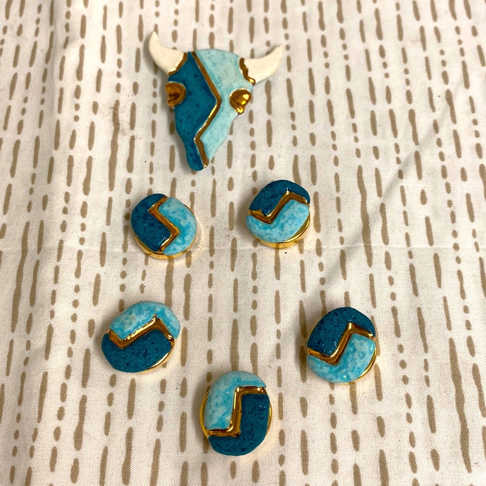 vintage button set